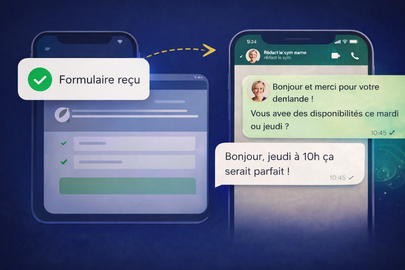 Exemple de formulaire lead Cougee